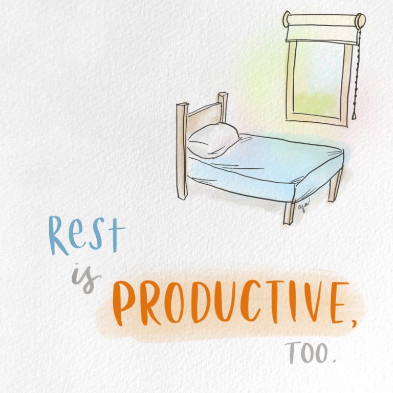 It May Seem Counterintuitive, but Rest Is Productive, Too