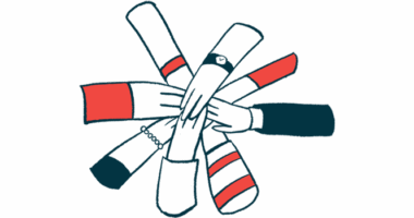 Bleeding Disorders Awareness Month | Hemophilia News Today | illustration of people joining hands