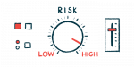 hemophilia risk factors | Hemophilia News Today | risk illustration with gauge