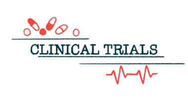 A handful of oral medications and a heart monitor graph are seen at the top and bottom corners of an illustration highlighting the words 