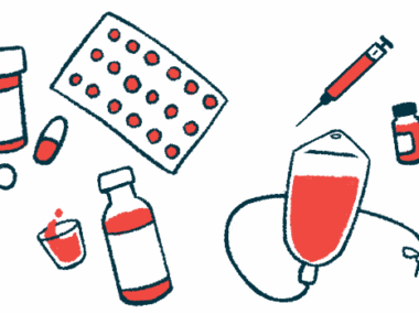 An illustration shows different types of medications, from tablets and capsules to an injection syringe and an intravenous medicine bag.