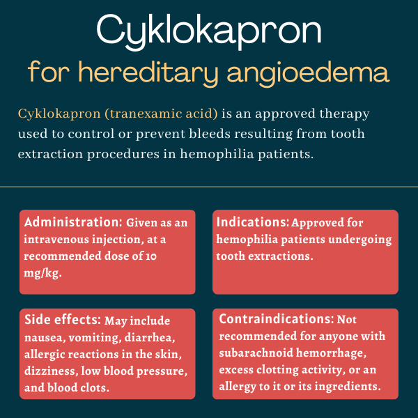 Cyklokapron for hemophilia infographic