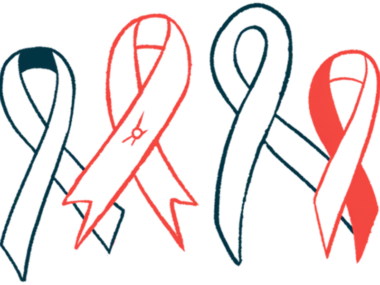 Four awareness ribbons are shown.