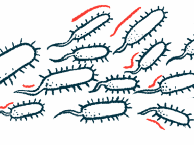 An illustration shows bacteria.