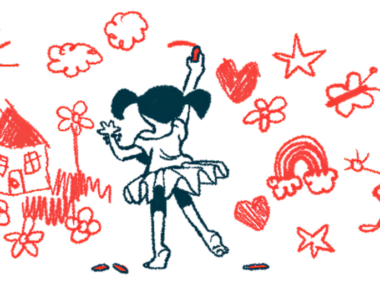 A girl is shown drawing images on a wall.