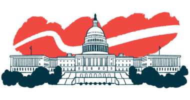 The U.S. Capitol in Washington, D.C., is seen against a red sky.